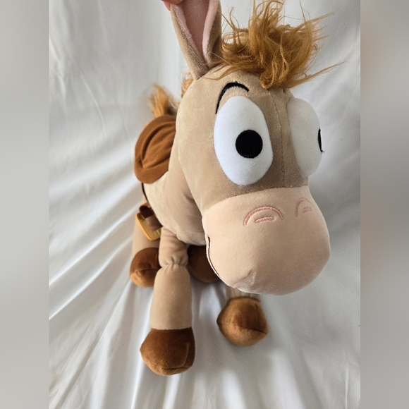 Disney Parks Pixar Bullseye Toy Story Horse Plush 20" Floppy Legs - Picture 5 of 8